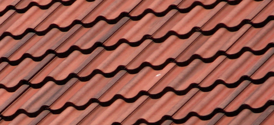 Cambridgeshire terracotta roof tiles